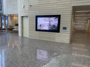 Video wall with interactive panels