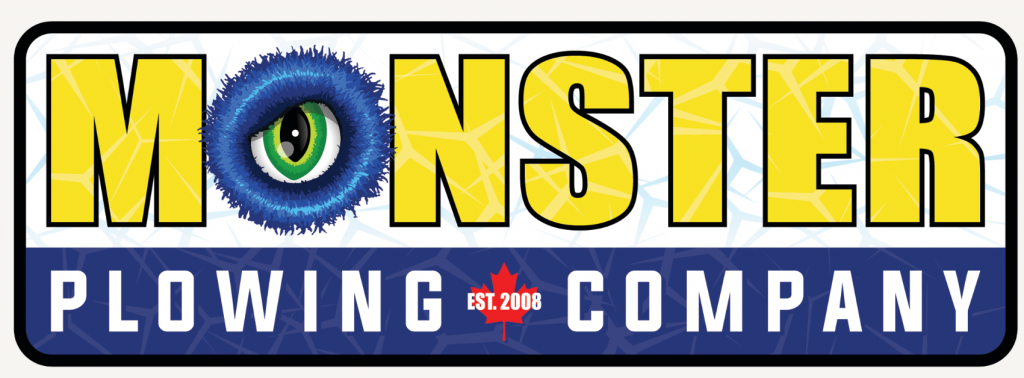 Monster Plowing Company Logo