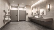 restrooms