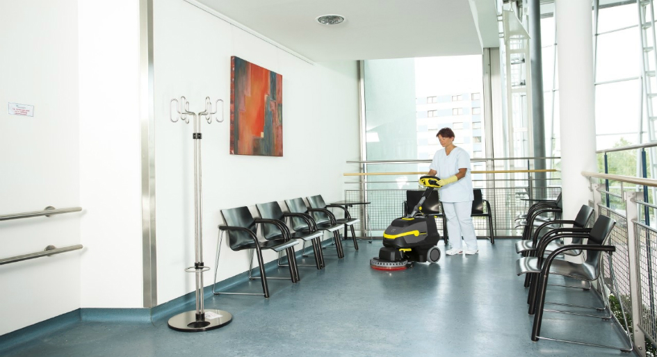 cleaning healthcare facilities