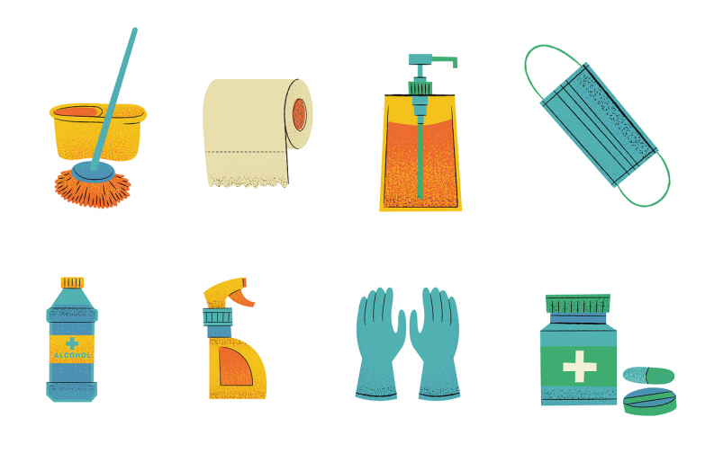 cleaning supplies