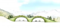 wildlife overpass crossing