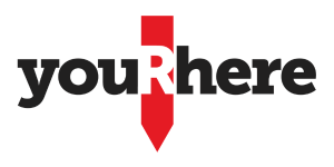 you R here logo